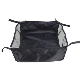 Anwangda Baby Stroller Bottom Storage Bag, Pram Buggy Pushchair Basket, Baby Pram Buggy Universal Bottom Basket for Pushchair Shopping Stroller Buggy Black(size:L)