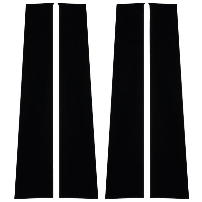 liangren Post Pillar Trim Glossy Black for Dodge 2009-18 Ram