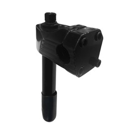 22.2mm BMX/Freestyle Aluminium Black Adjustable Handlebar Mount Compatible