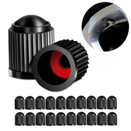 Ragirno Set de 20 Tapones para Llantas plásticas compatibles con válvulas de Carro, camioneta, Motocicleta, BMX y Bicicletas. Tapones Valvulas. Cubre Valvulas para Llantas. Valve Stem Caps