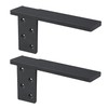 Free Hanging Side Wall Floating Shelf Bracket 2 Pack 12