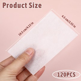 120 Pcs End Papers for Hair Perm Disposable Salon Perm Paper for Hair High Temperature Resistant Curling Papers for Cold Hot Perms Styling Tools