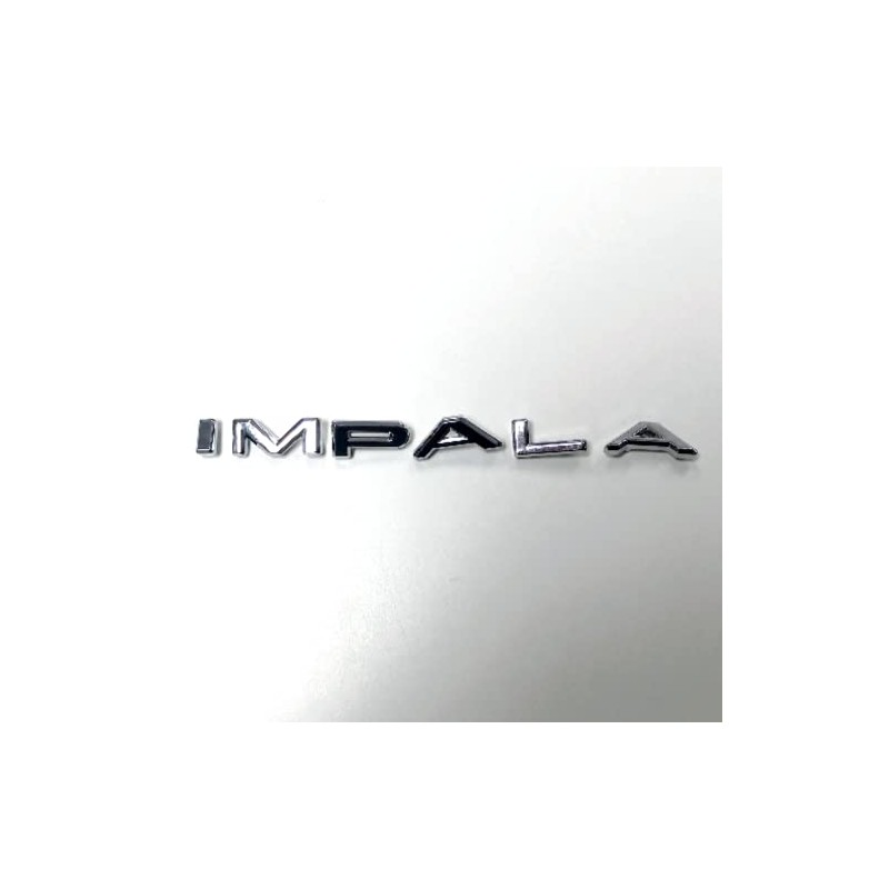 Letter Set Script Emblem with 12 Clips, Compatible with Chevy