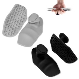 Gym Grip, 2 Paar Anti-Rutsch Gym Grip Pads, Ergonomische Gummi Fitness Handschutz Gym Trainingshandschuhe Herren und Damen Klimmzuggriffe Grip für Crosstraining, für Krafttraining, Gewichtheben