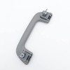 Krobelus Auto Roof Pull Handle Grab Rail Grey with Hook