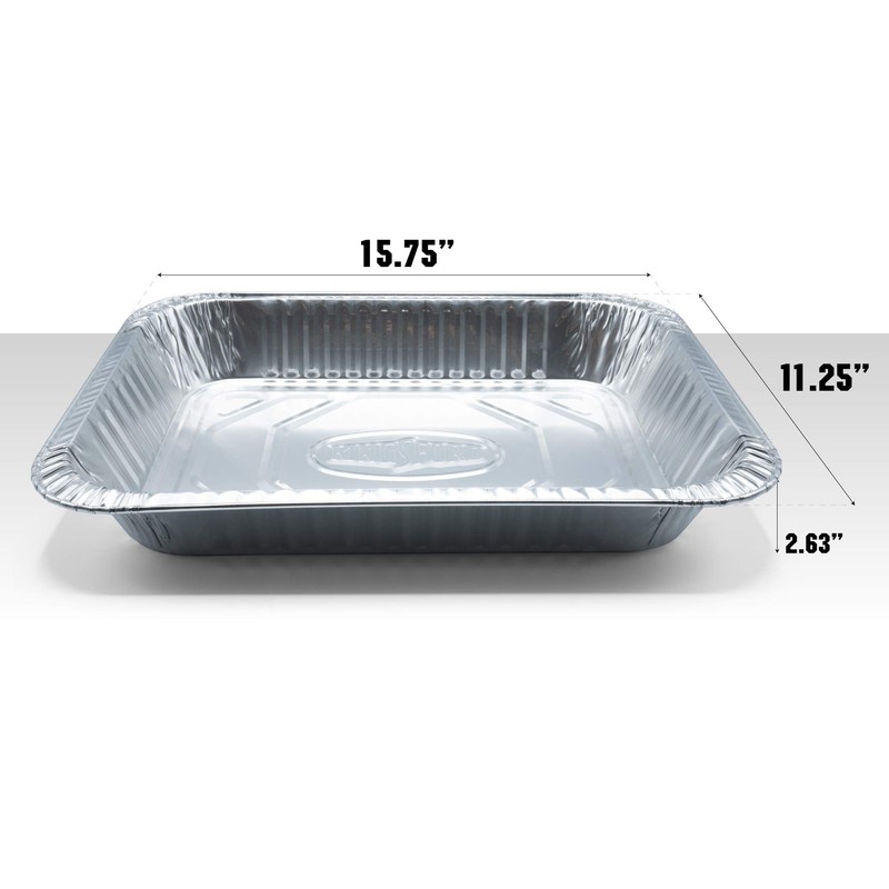 Kingsford Heavy Duty Large Aluminum Pans - Disposable Aluminum Pans