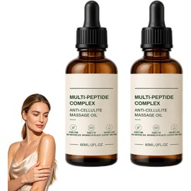 Aceite Corporal Complejo Multipéptido para Estiramiento De La Piel. (2PCS) Aceite corporal antienvejecimiento, aceite corporal multipéptido, aceites corporales reafirmantes para la piel espeluznante.