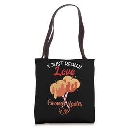 I Just Really Love Candy Apples Fruit Sweet Apple Tote Bag