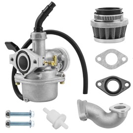 PRO BAT PZ19 19mm Hand Choke Carburetor Carb Intake Pipe Air Filter Fuel Filter Gasket Screw For 50cc 70cc 90cc 110cc 125cc Quad Go KART Buggy ATV Taotao Sunl