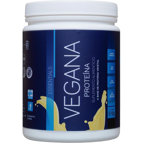Essentials PROTEINA VEGANA | Sabor Vainilla | Proteína de chícharo