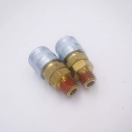 Foster 2 Pack Foster Quick Connect 1/4" Male NPT Air Hose Coupler M Style Fitting