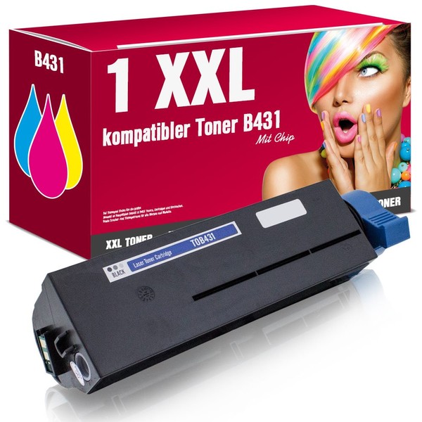 1 Compatible Toner Cartridge for OKI B431 B431D B431DN B431dn