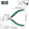 INJOYTEC Wire Side Cutters Clippers 45 Angled Flush Cutters Side