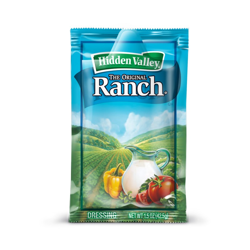 Hidden Valley Original Ranch Dressing & Ranch Dip Packets, 1.5