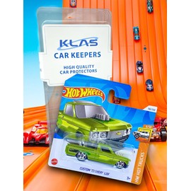 Hot Wheels Custom '72 Chevy LUV (Green) 6/10 HW Hot Trucks - 2024-118/250 (Short Card) - COMES IN A GENUINE KLAS CAR KEEPER PROTECTOR CASE - HTC33