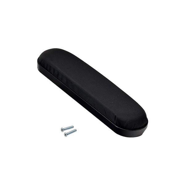 AlveyTech - Reposabrazos acolchado de nailon para sillas de ruedas (25,4 cm), color negro