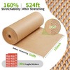 JARLINK Honeycomb Packing Paper, 15"x 328' Bubble Packing Wrap for