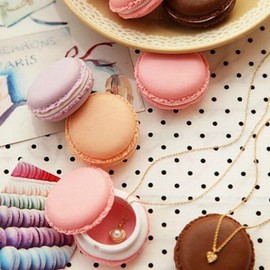 Yogine's Portable Macaron Jewelry & Accessory Storage Case 6-piece Set