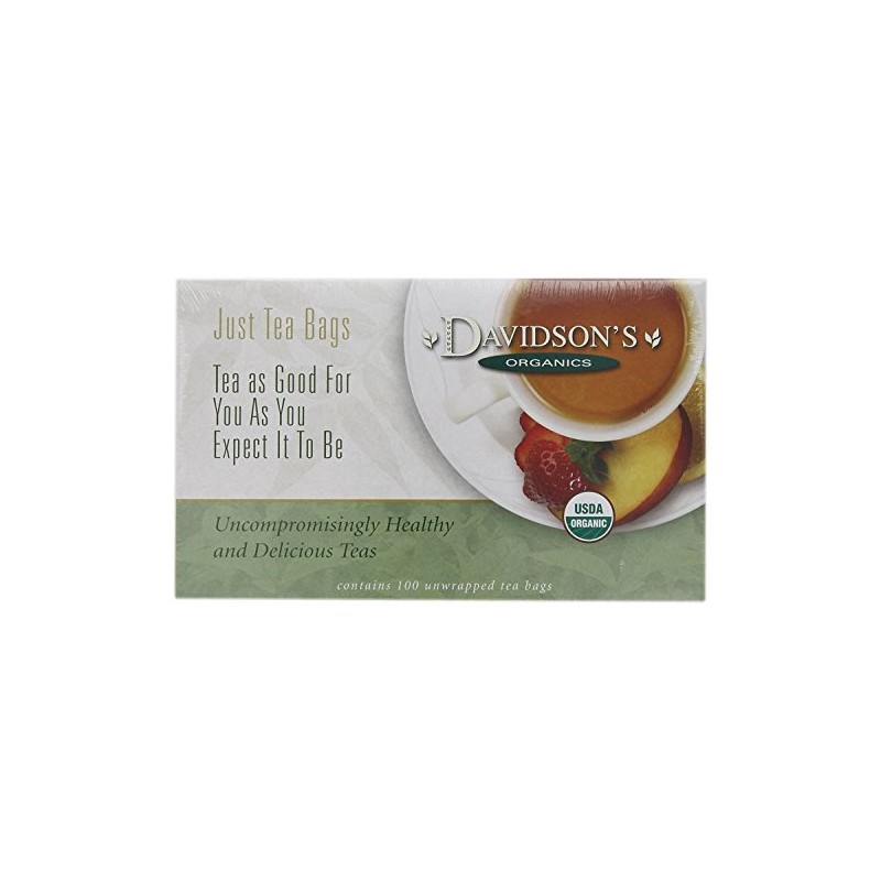 Davidson's Organics, Lemon Ginger, 100-count Unwrapped Tea Bags