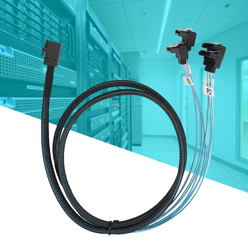 Mini SAS Interface HD 36P SFF-8643 to SATA 7Pinx4 Connector