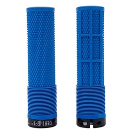 DMR Brendog DeathGrip Flangeless Lock-On Mountain Bike MTB Grips - Royal (Thin)