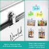 MOXYOY 10pcs Strong Anti-Scratch Magnetic Clip, Multi-Functional Bulldog Clip Refrigerator