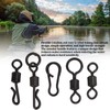150pcs Fishing Barrel Bearing Rolling Swivels Kit Winding Resistance Stainless