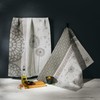 Erwin Müller Tea Towel Half-Linen Dandelion Size 50 x 70