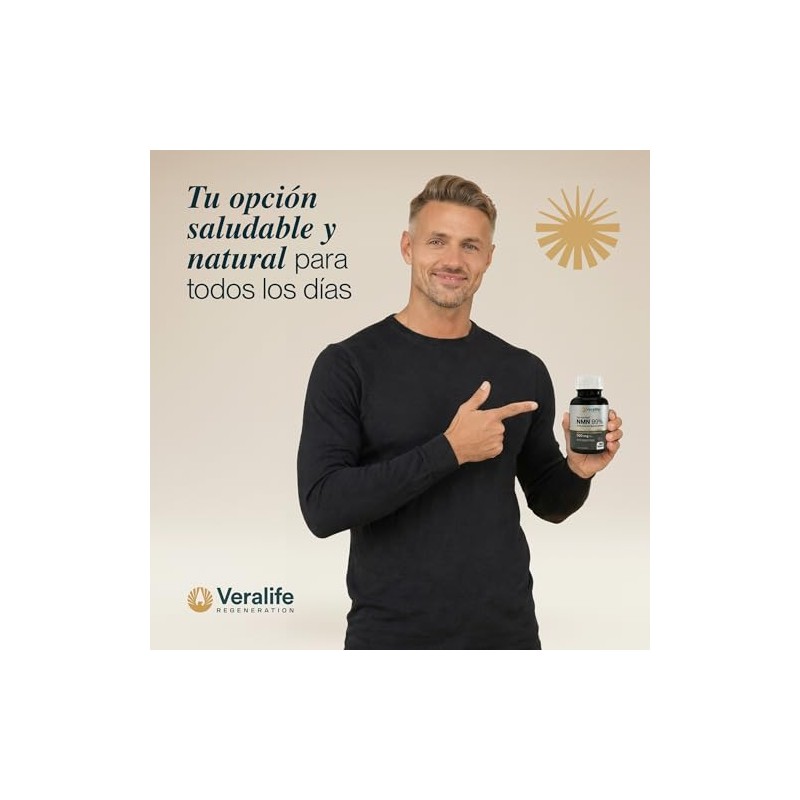 NMN Beta Nicotinamida Mononucleotida 99% | Resveratrol, Suplemento Alimenticio| 60
