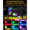 T-SUN Colored Pond Lights, Bright LED Underwater Pond Light Submersible
