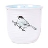 Blue Sky Ceramic Hanging Emma Bird 6.5" Flower Pot, Multi