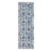 Lahome Moroccan Floral Washable Hallway Runner Rug, 2x6 Blue Kitchen