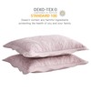 CHIXIN Microfiber King Pillow Shams Set of 2 - Quilted
