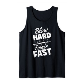 Blow Hard Finger Fast for a Bassoonist Tank Top