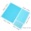 Rubber Carving Blocks, 3-Piece Three Layer Blue White Blue PVC