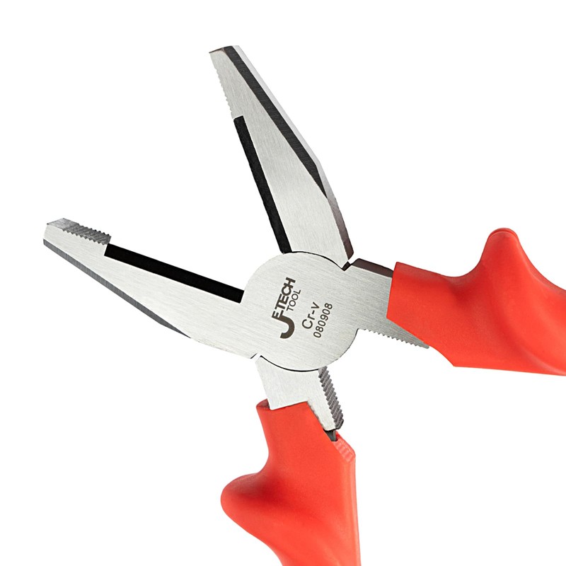 Jetech Combination Pliers 215 mm（8.5 inch） with Hard Cutting Edge