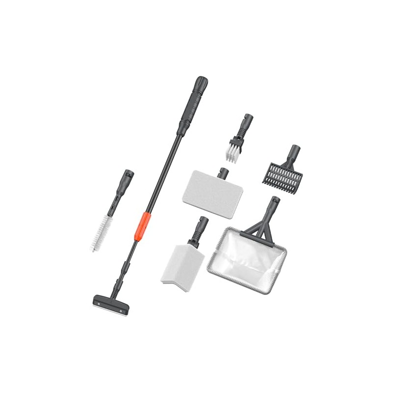 Pawfly 7 in1 Aquarium Algae Scraper Cleaner Fish Tank Brush