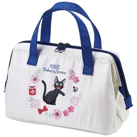 Skater KGA1-A Insulated Lunch Bag, Kiki's Delivery Service, French Studio Ghibli, Clasp