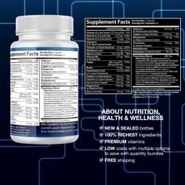 Pelican Vitamins Neuromaxis- Brain & Nerve Support- 5 Bottles- 300 Capsules