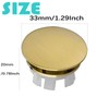 2 Pack Sink Basin Overflow Trim Ring Solid Brass Bathroom