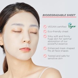 Mediheal Máscara de hoja Essential HERO, paquete de 20 (colágeno, árbol de té, vita, hialuronato) | Mascarilla facial coreana para el cuidado de la pi