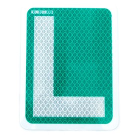 Autodomy Motorcycle Moped Reflective L Shield