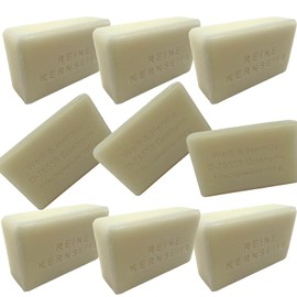 Wasserrose® 10 x 100 g = 1 kg Pure Soap without Fragrance No Dyes Made in Germany EDTA Free DIY