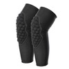 2 Pcs Kids Knee Pads Black Soft Breathable Lightweight Impact