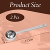 2 Pcs Tablespoon Measuring Spoon,15ml Coffee Spoon Long Handle Table