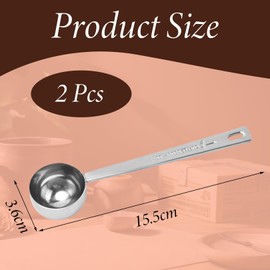 2 Pcs Tablespoon Measuring Spoon,15ml Coffee Spoon Long Handle Table Spoons