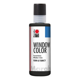 Marabu 04060004005 Window Colour Paint Fun & Fancy, Raspberry, 80 ml