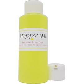 Happy - Type C For Men Scented Body Oil Fragrance [Flip Cap - Yellow - 2 oz.] - ID#23794