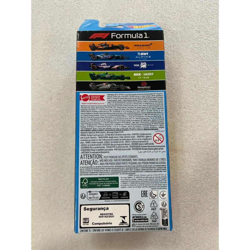 Hot Wheels Formula 1 Five Pack McLaren, Alpine, Red Bull,