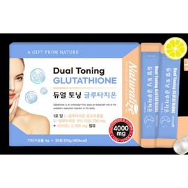 Glutathione Effect Dual Toning Glutathione 4000mg x 30 packets 1+1 (2 months supply) / 글루타치온효과 듀얼 토닝 글루타치온 4000mg x 30포 1+1 (2개월분)